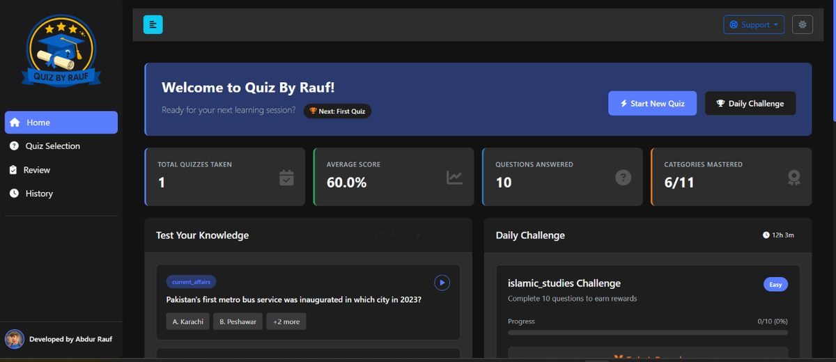 Quiz By Rauf